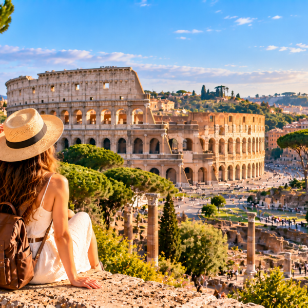 Skaiya Travel & Viator, Golden Hour View of Rome
