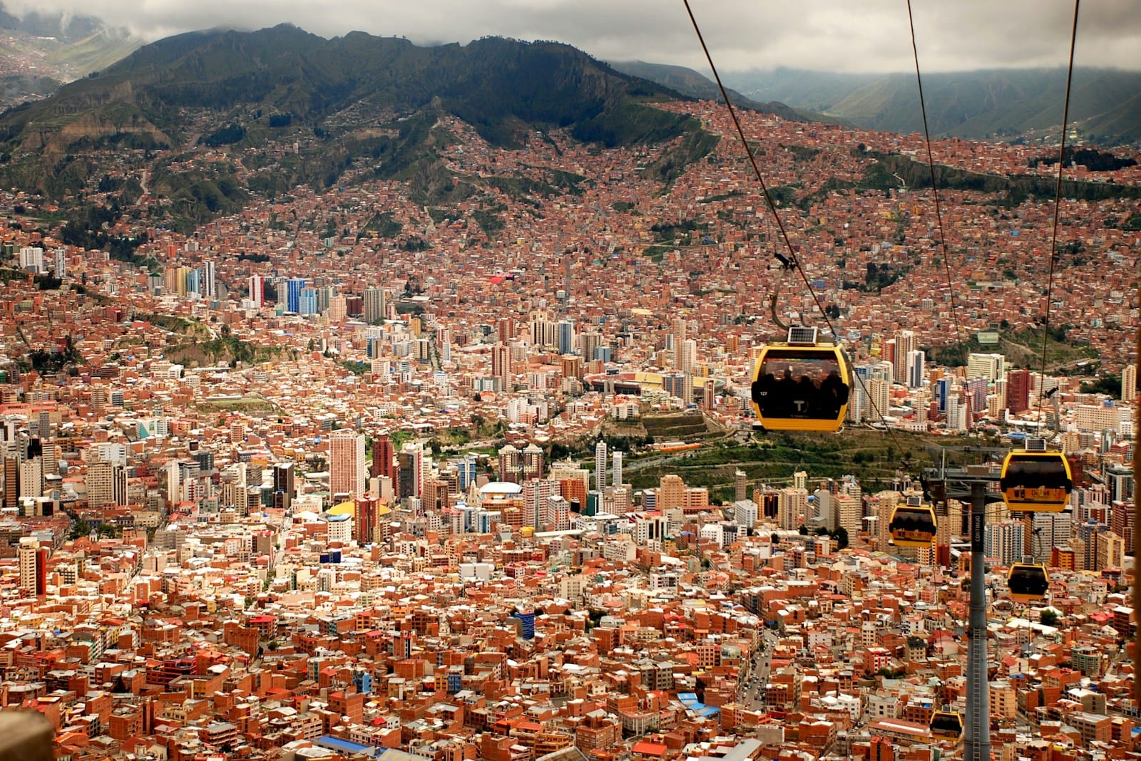 Bolivia Travel Guide four running cable cars during daytime