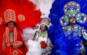 New Orleans Travel Guide, a couple of people that are standing next to each other