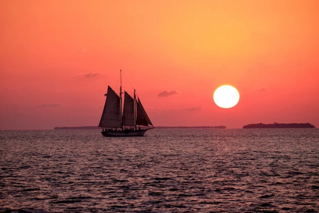 key west travel guide white sailboat on ocean