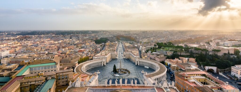 vatican city travel guide aerial photography of buildings during daytime