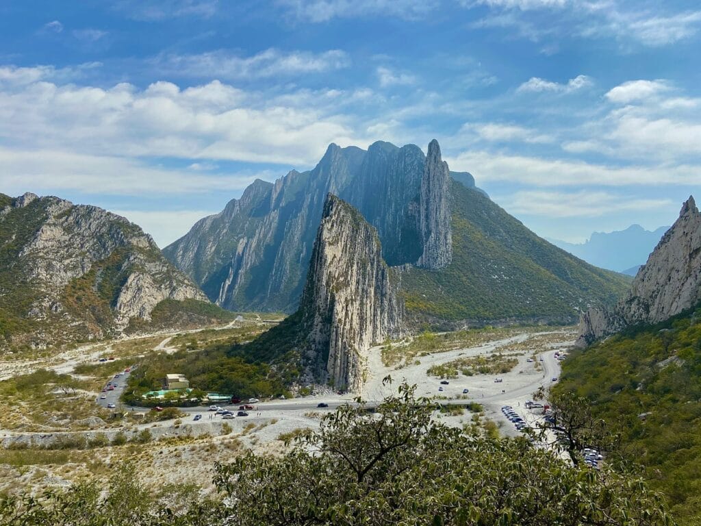 Santa Catarina, Nuevo Leon, Mexico
green and brown mountain under white clouds during daytime