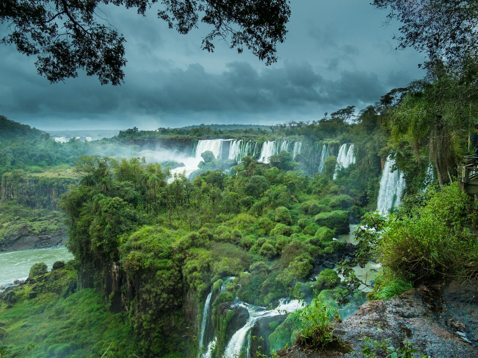 Explore Latin America Iguazu Falls clear waterfalls