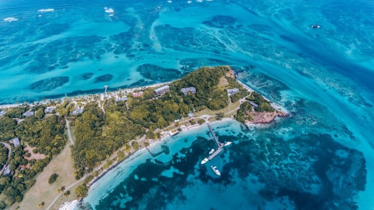 st vincent and the grenadines travel guide aerial view of green and brown island during daytime