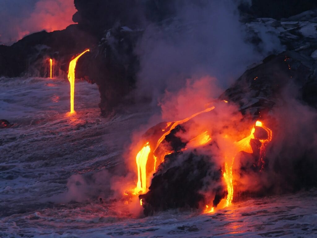 Hawaiian Airlines – Flights, Routes & Travel Comfort hawaii volcano photo of lava flowing on land