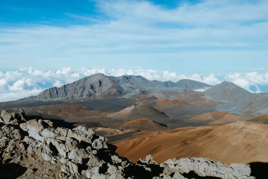 Hawaiian Airlines – Flights, Routes & Travel Comfort Haleakalā Crater high angle photo of brown mountains