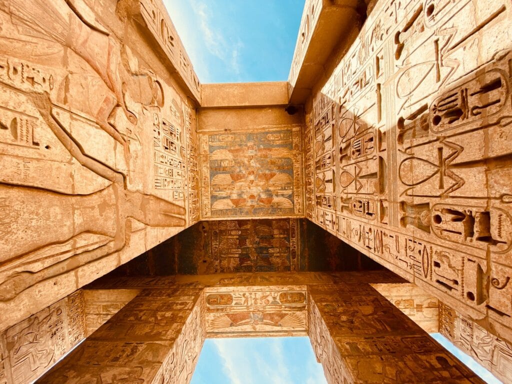 The Theban Necropolis, Al Aqaleta, Egypt
low angle photography of brown concrete building under blue sky during daytime