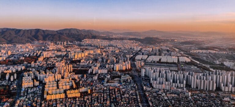 south korea travel guide aerial view of city buildings during daytime