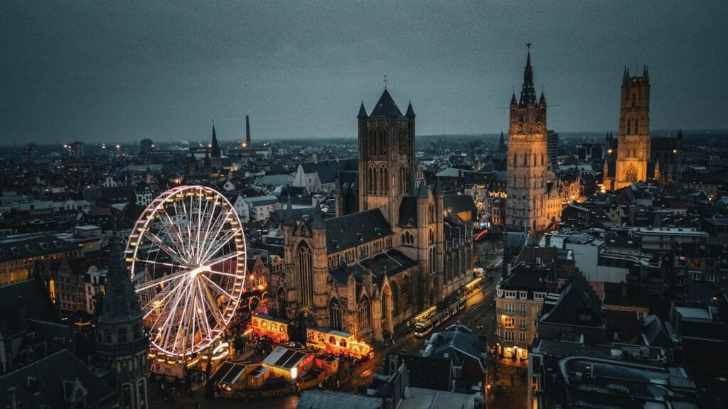Ghent, Belgium – Less crowded than Bruges, equally charming