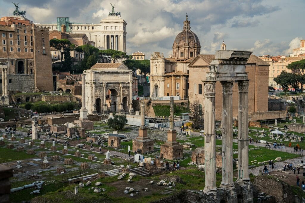 Palatine Hill Travel Guide A view of a cemetery in a city