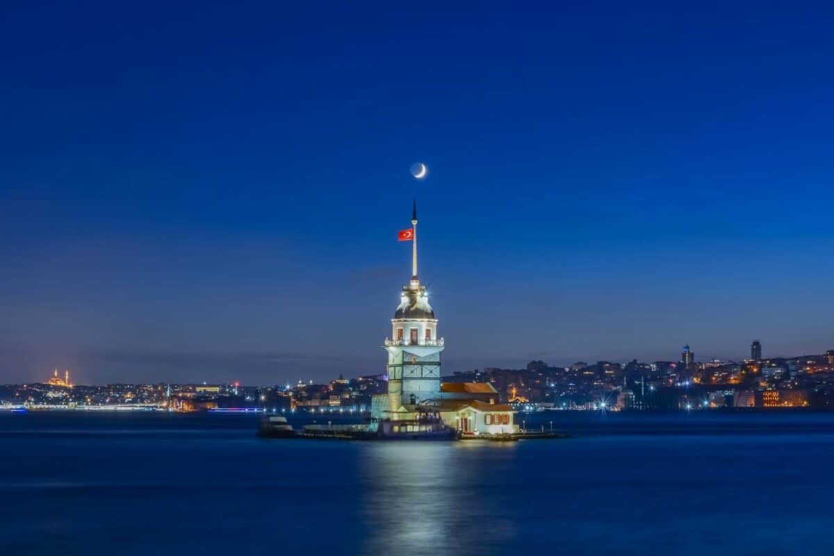 turkey travel guide white and brown concrete building near body of water during night time