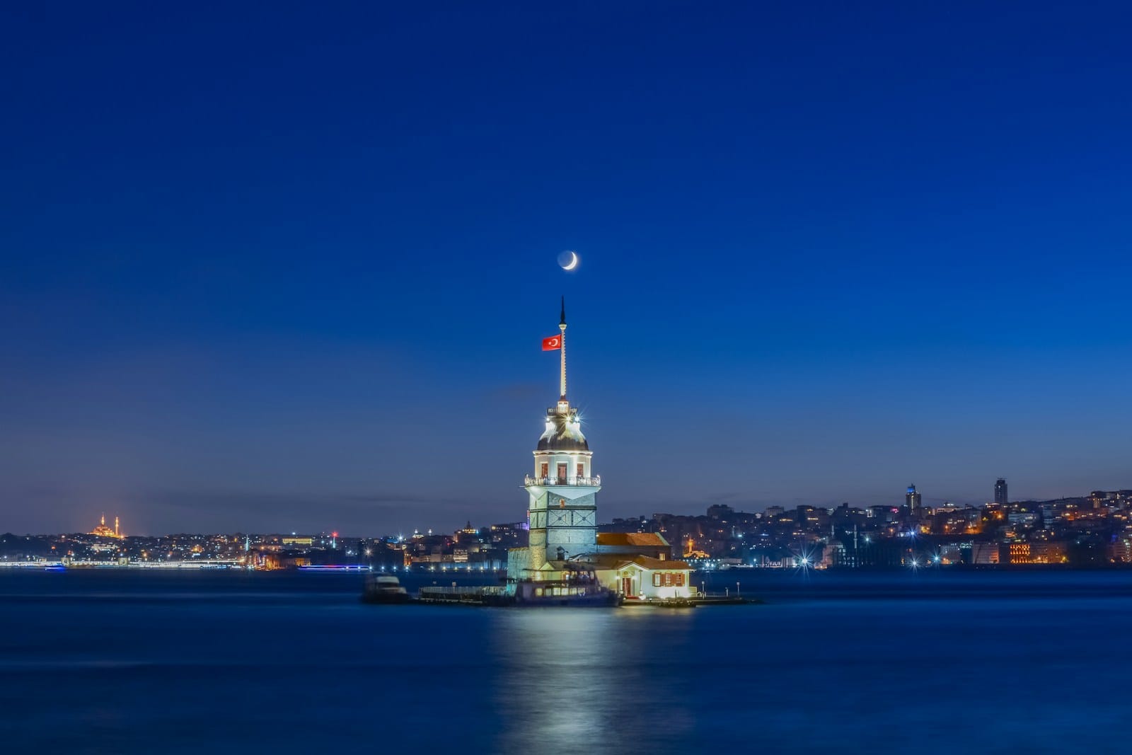 turkey travel guide white and brown concrete building near body of water during night time