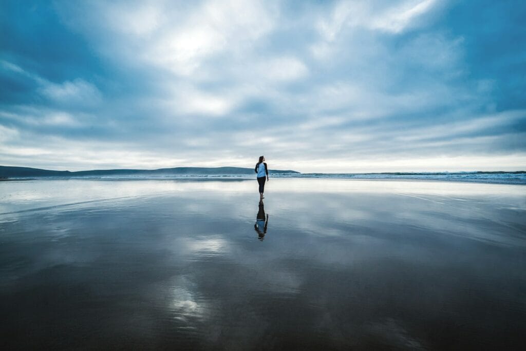 Serenity Uncovered photography of person on body of water during daytime