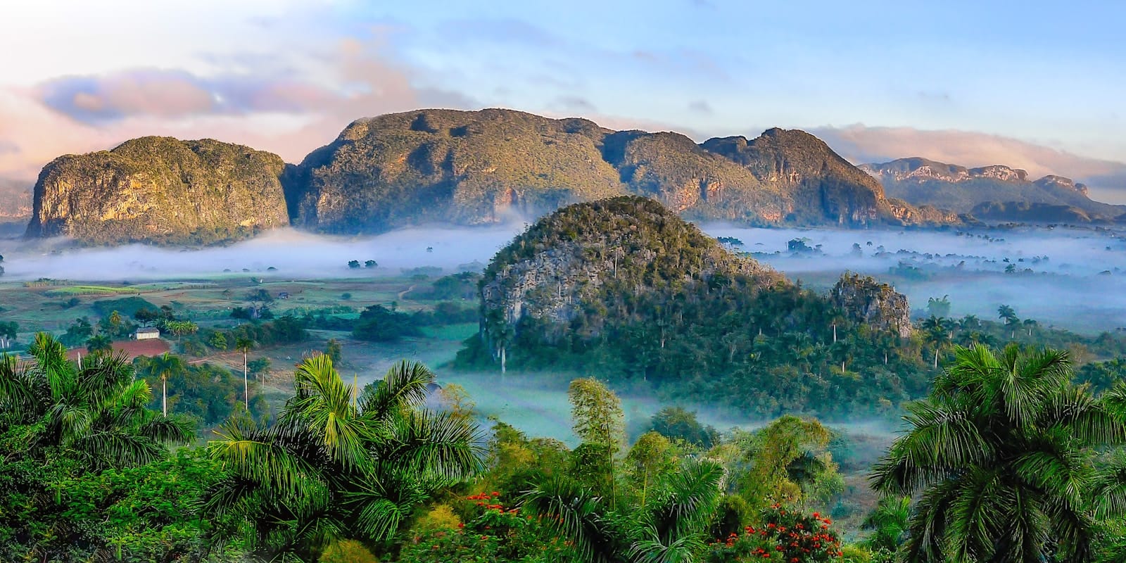 Cuba Travel Guide aerial photography of mountains and near trees during daytime