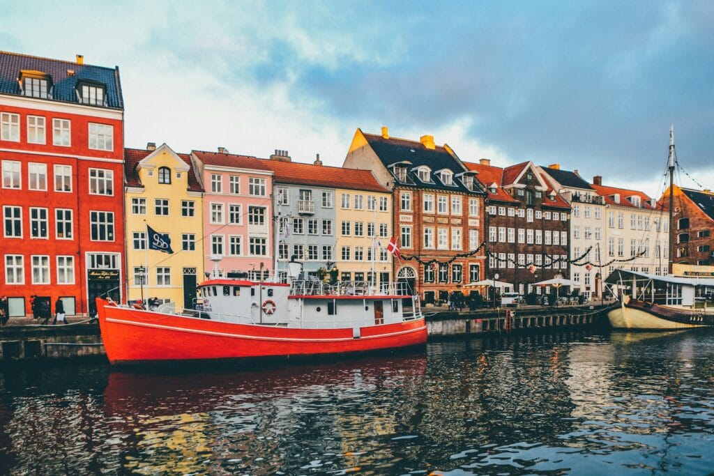 Denmark Travel Guide red and white concrete building