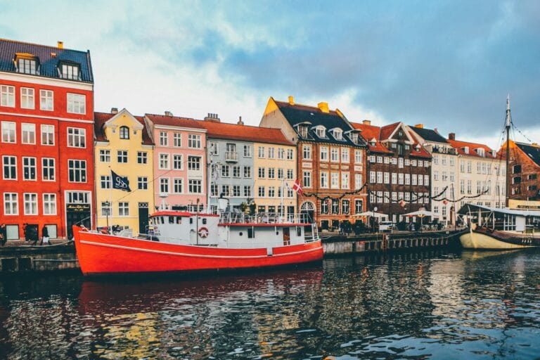 Denmark Travel Guide red and white concrete building
