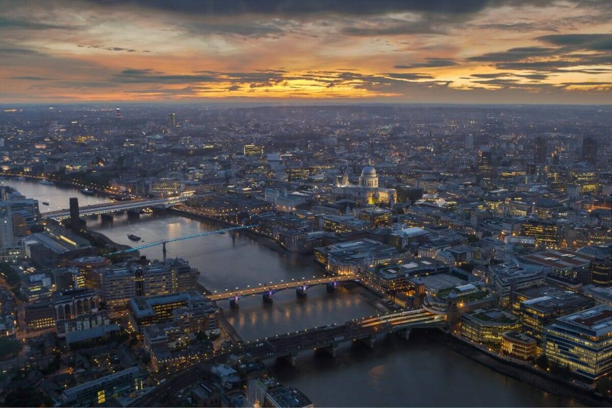 london tours aerial view photography of the city