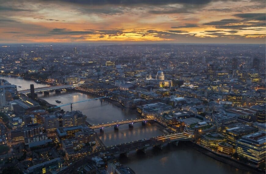 london tours aerial view photography of the city