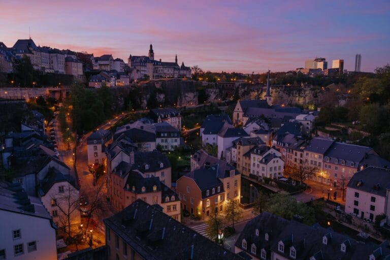 Luxembourg Travel Guide aerial view of city during daytime