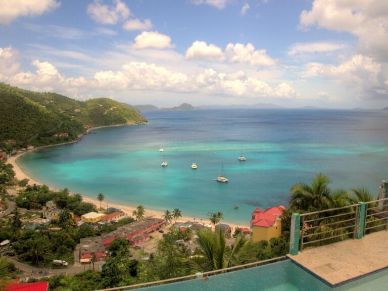 British Virgin Islands Tours aerial view of body of water during daytime