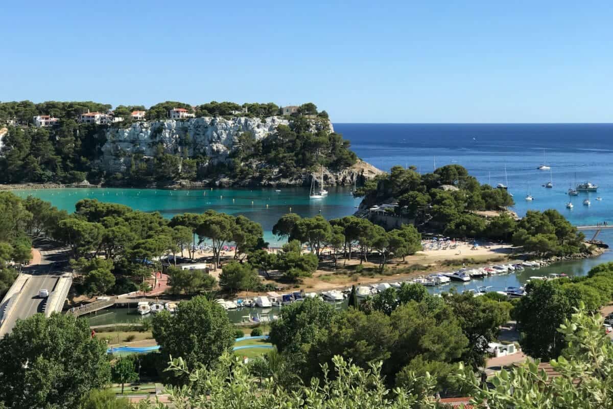 Menorca Tours a city next to the water