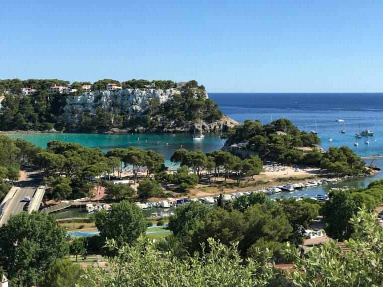 Menorca Tours a city next to the water
