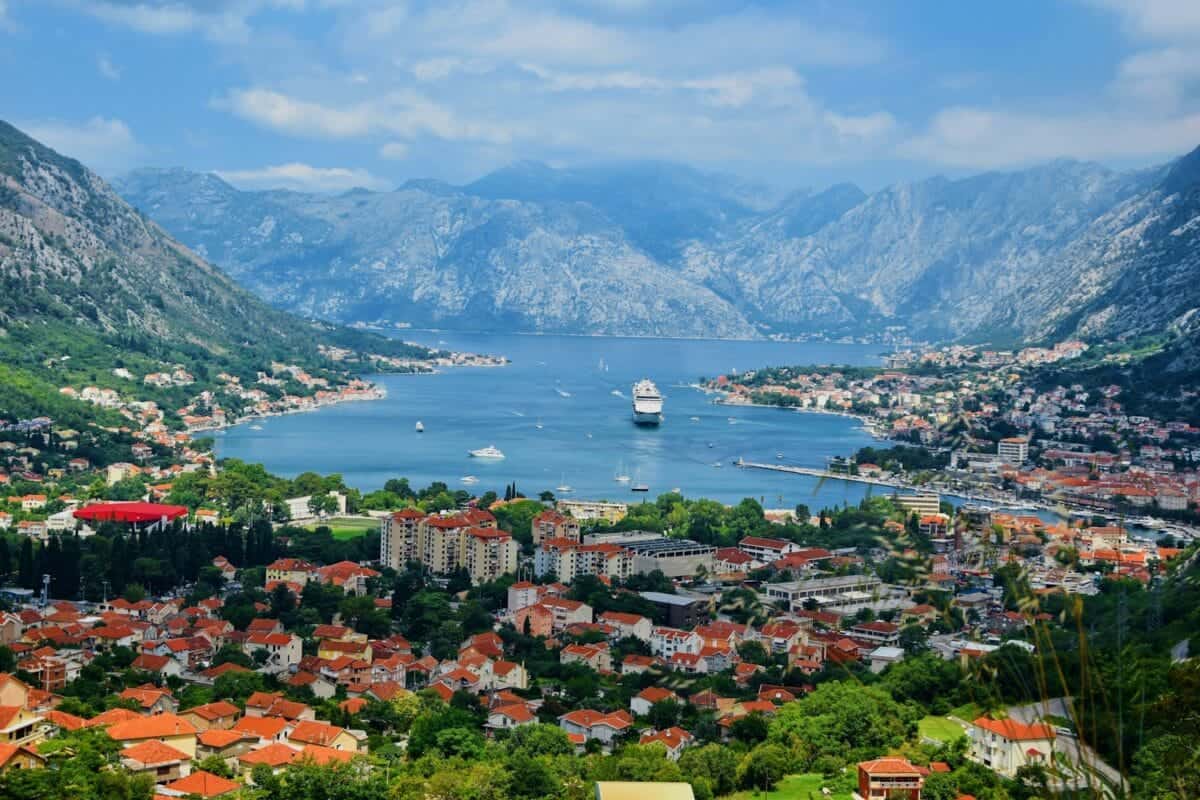 Montenegro Tours aerial view of city near body of water during daytime