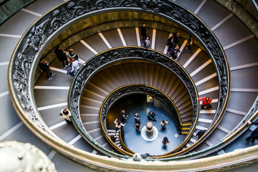 Vatican Museums Tours spiral ladder