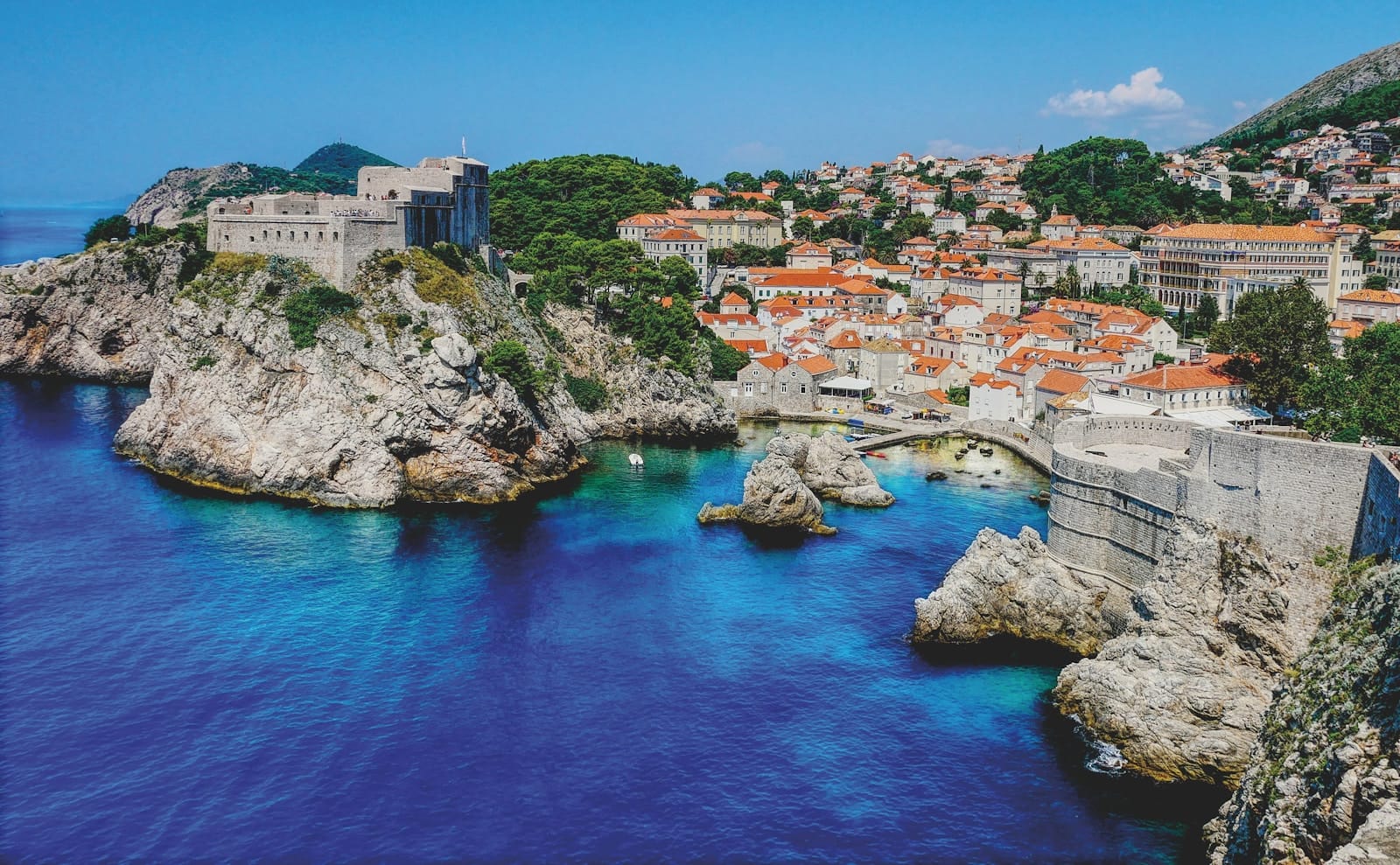 Croatia Tours aerial photo of city
