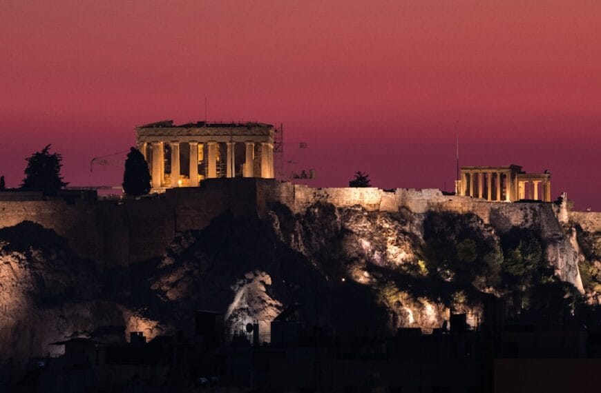 Greece Tours Parthenon, Greece during night