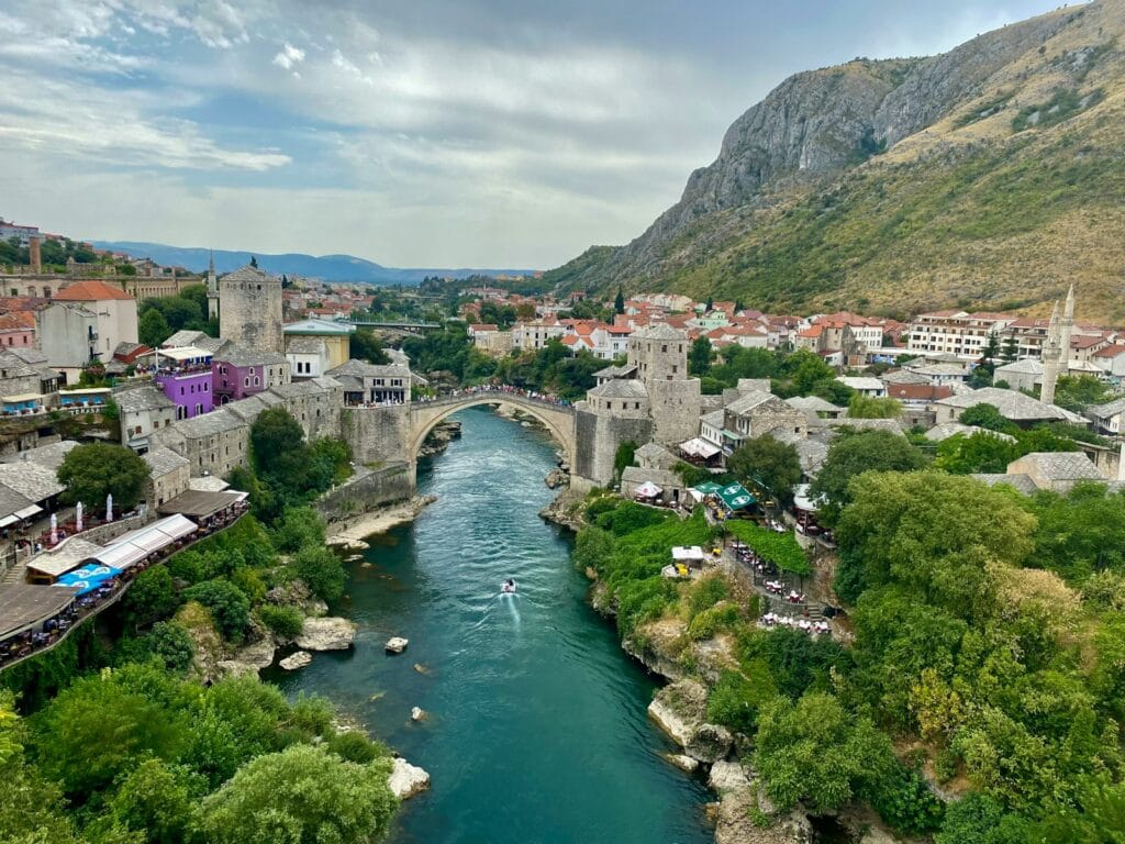 Bosnia Herzegovina Travel Guide aerial view of city near river during daytime