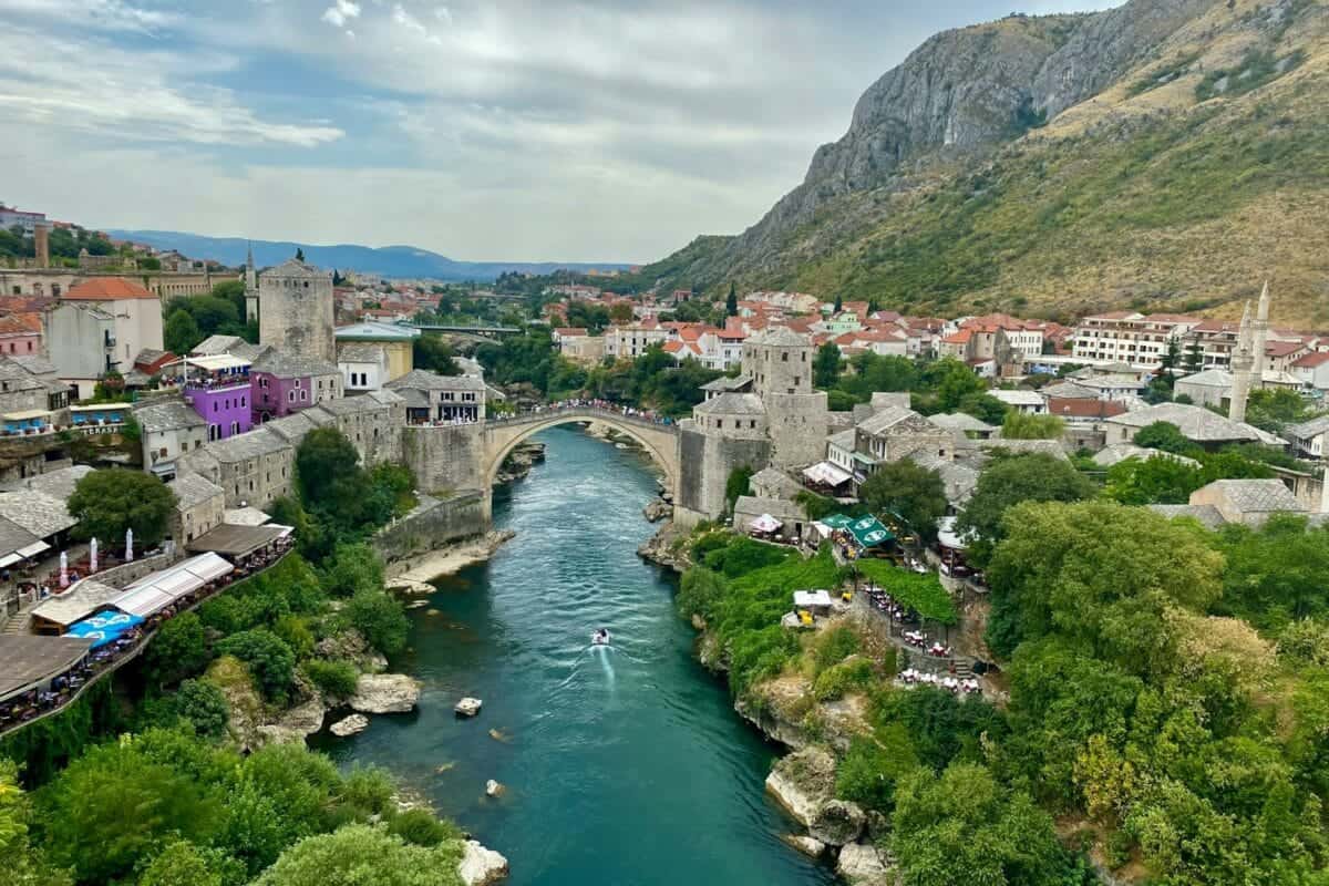 Bosnia Herzegovina Travel Guide aerial view of city near river during daytime