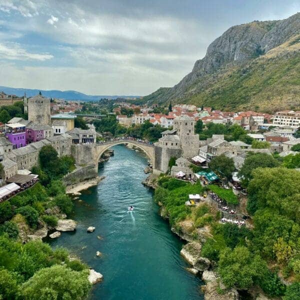 Bosnia Herzegovina Travel Guide aerial view of city near river during daytime