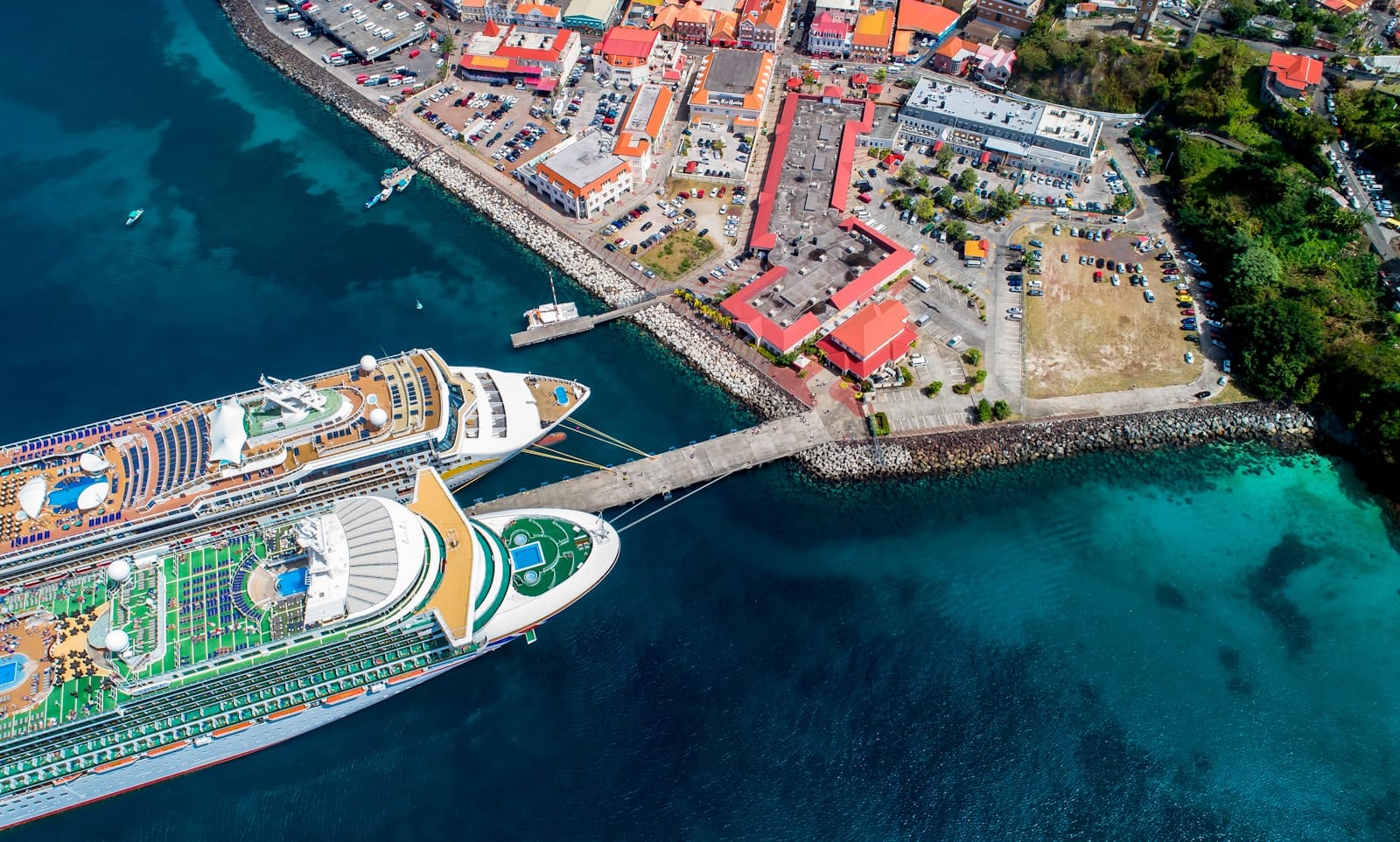 Grenada Tours aerial view of city buildings during daytime