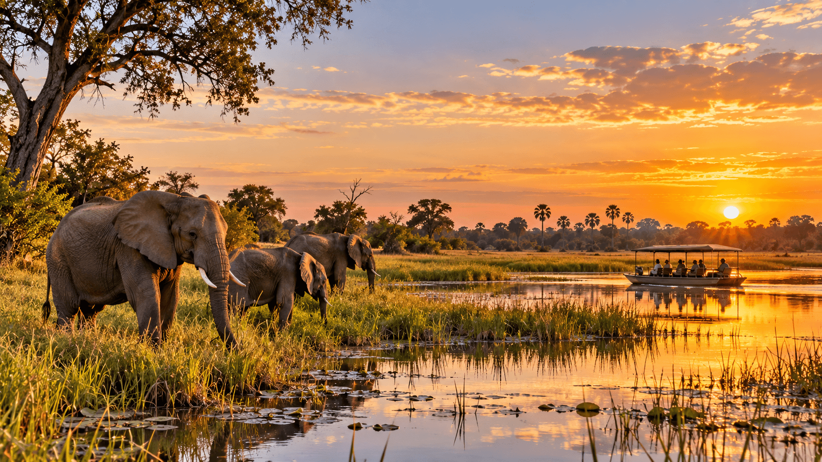 Botswana Wild Wetlands, Epic Safaris & Untamed Landscapes