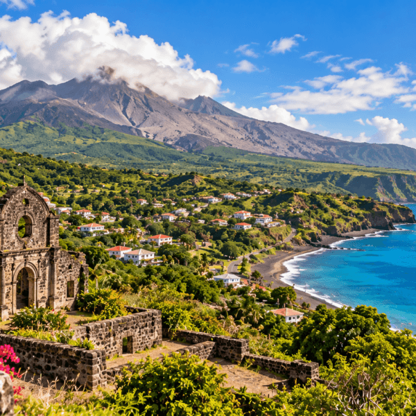 Montserrat Volcanic Landscapes, Hidden History & Island Life