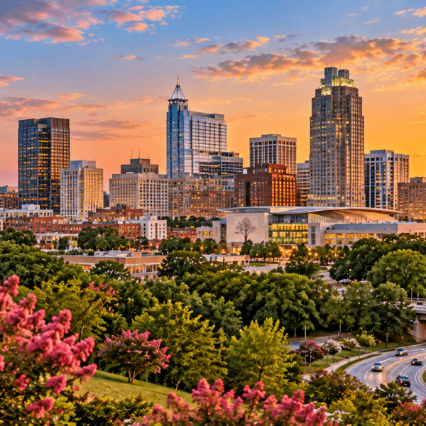 North Carolina Blue Ridge Mountains, Coastal Shores & City Life