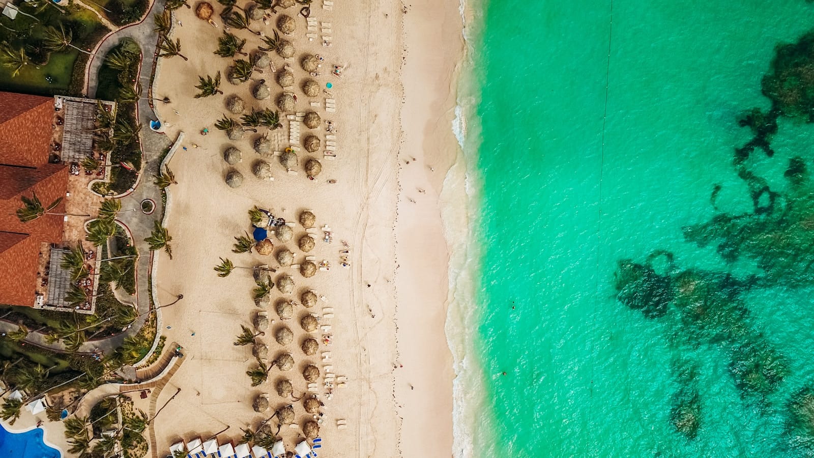 Dominican Republic Travel Guide aerial view of white beach