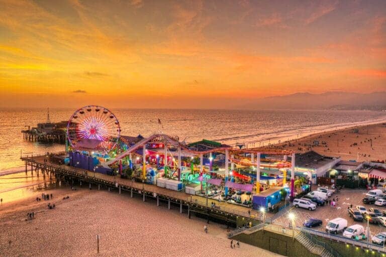 Santa Monica Travel Guide carnival on the beach