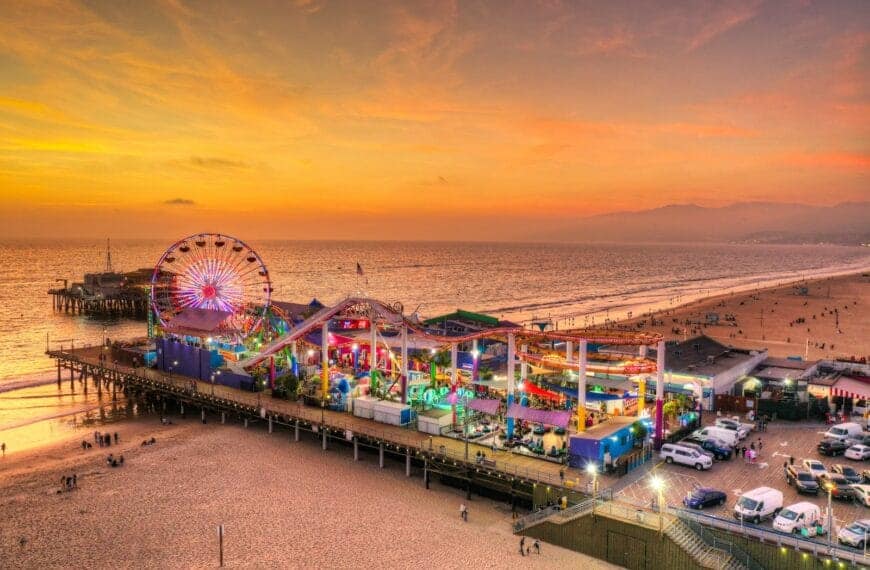 Santa Monica Travel Guide carnival on the beach