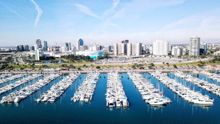 Long Beach Travel Guide view of marina