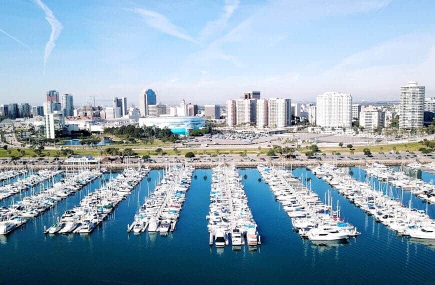 Long Beach Travel Guide view of marina