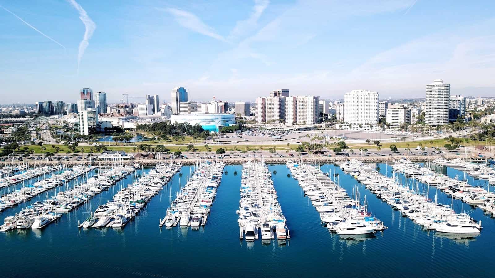 Long Beach Travel Guide view of marina
