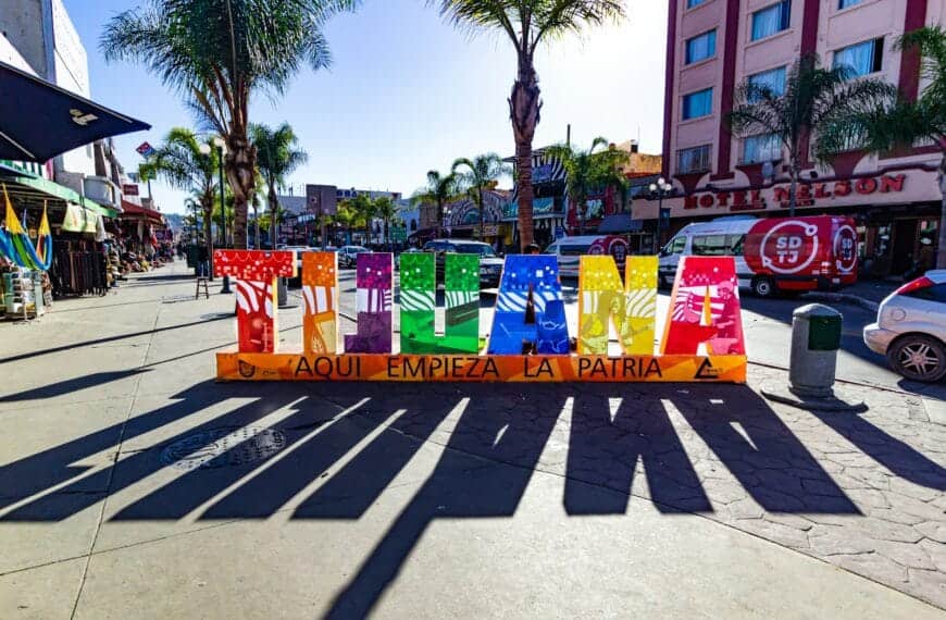 Tijuana Travel Guide assorted colored plastic bags on street during daytime