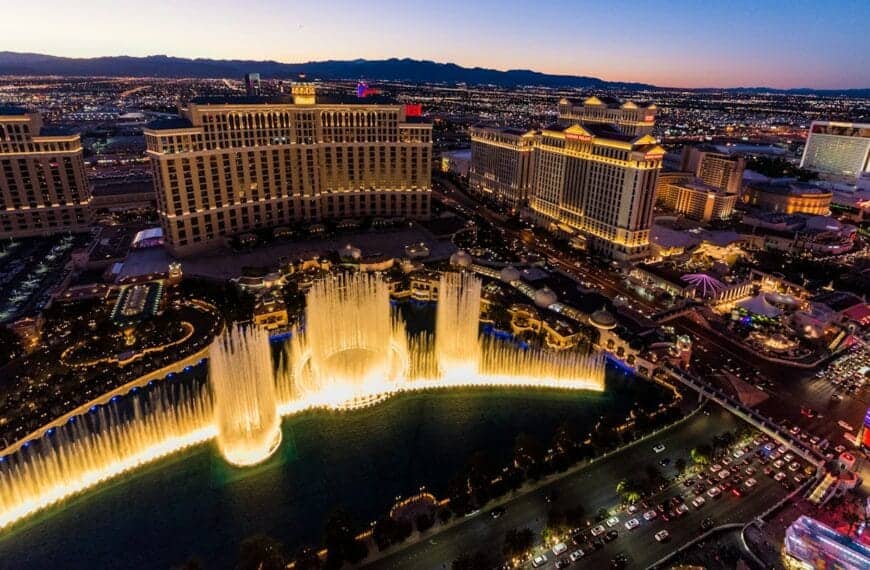 Las Vegas Travel Guide bird's-eye view photography of concrete high-rise buildings