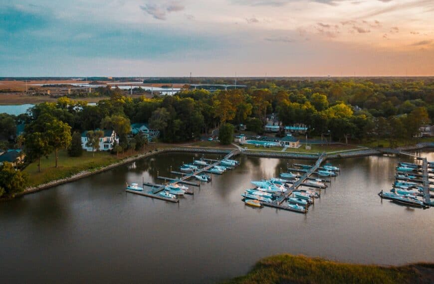 Georgia State Travel Guide white and blue boat on river during daytime