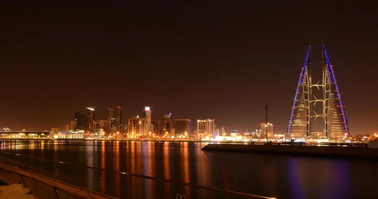 Bahrain Travel Guide, night city, night, buildings, evening, lights, streets, religion, architecture, bahrain, bahrain, bahrain, bahrain, bahrain