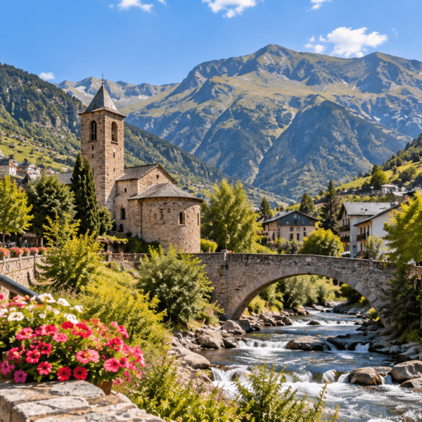 Andorra Travel Guide, Andorran Alpine Village by the River