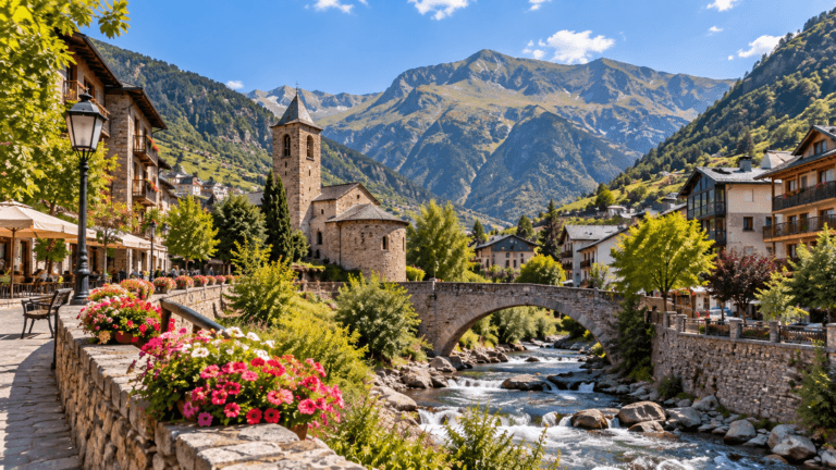 Andorra Travel Guide, Andorran Alpine Village by the River