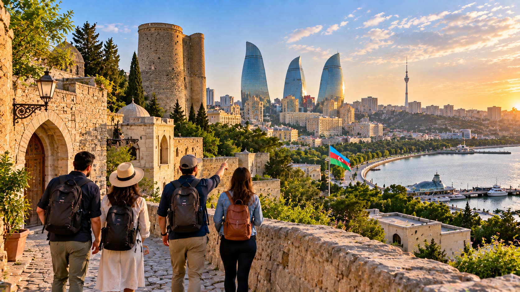 Azerbaijan Baku, Caucasus Landscapes & Ancient Heritage
